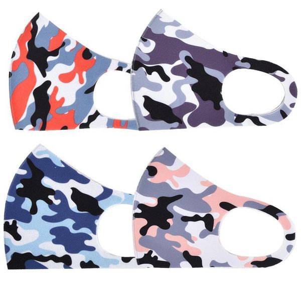 

face fashion dustproof face children and breathable print silk ice designer masks cotton sunscreen mask camouflage cartoon xhhair cdo