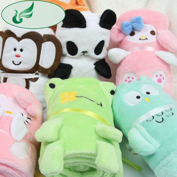 

soft animal blanket cartoon baby boy girl cute bedding swaddle blanket 10styles
