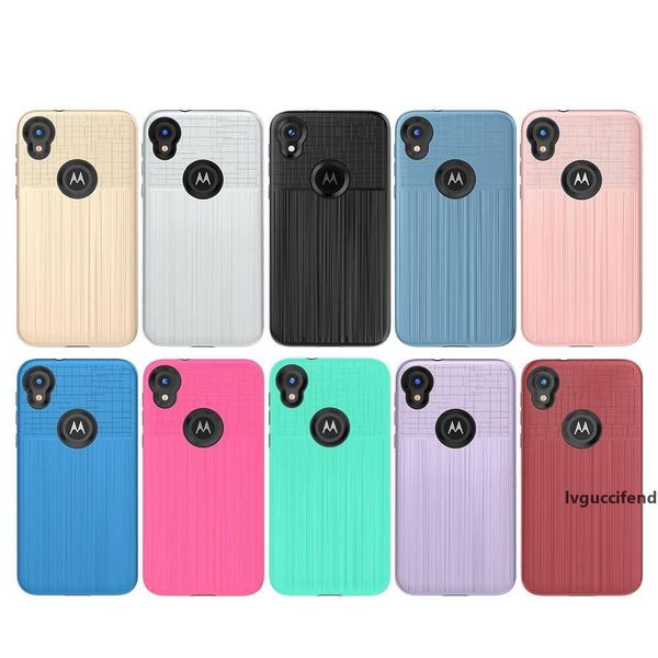 

hybrid armor phone case for samsung galaxy s20 plus s20 ultra a10e for iphone 11pro rugged shockproof brushed cover with fashion bag