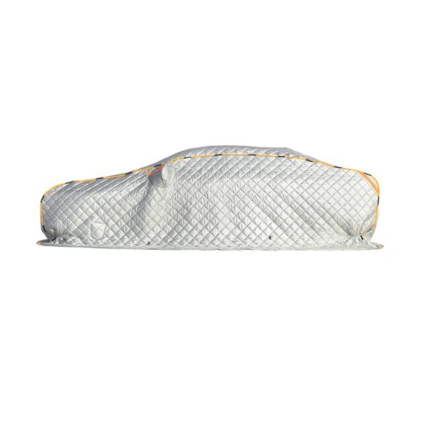 

all weather silver grey folding protection car body cover antie