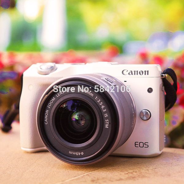 

99% новый canon m3 compact system камера с 15-45mm is stm lens / белый