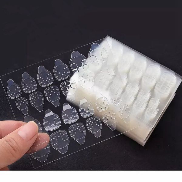 

stickers & decals 240 pcs / lot transparent double side adhesive tapes glue sticker false nail extension stick tools, Black