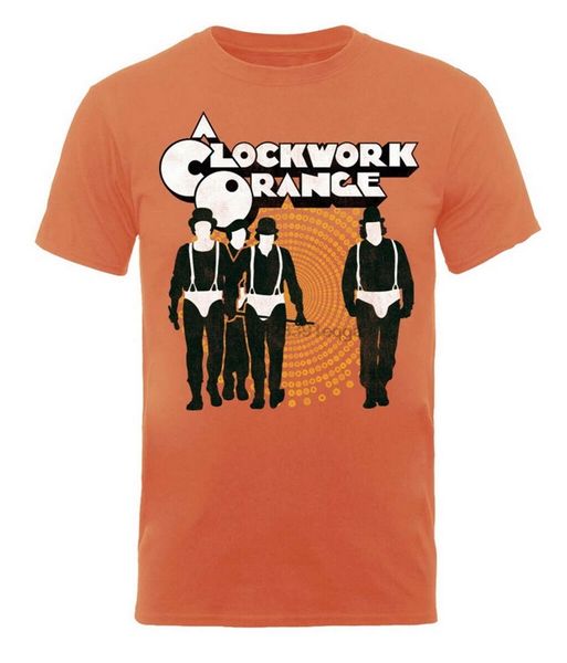 

a clockwork orange character silhouettes t-shirt new cotton tee shirt light