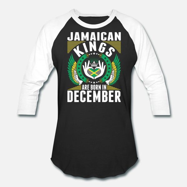 

jamaican kings are born in december t shirt men print cotton s-3xl normal sunlight new fashion summer style unique shirt