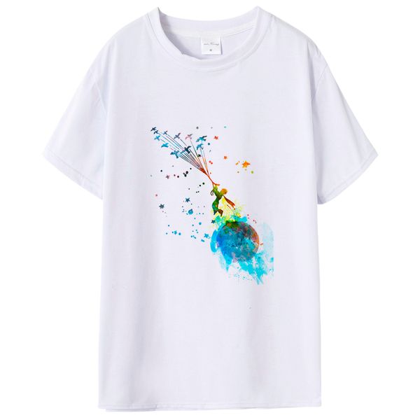 

men the little prince shirt summer funny t-shirt short sleeve o-neck the little prince tshirt male funny t shirts streetwear