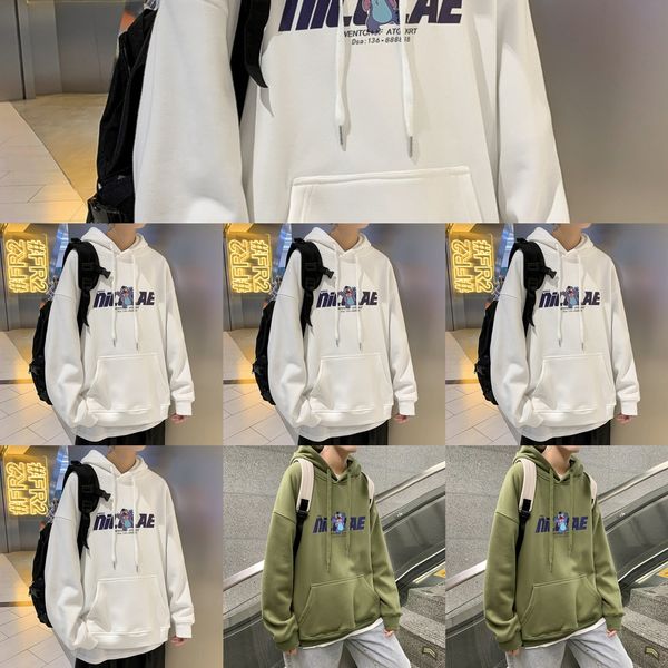 

men's autumn couple men's loose trendy sweater coat sweater brand long sleeve 2020 new trendy all-match coat for men oglue, Black