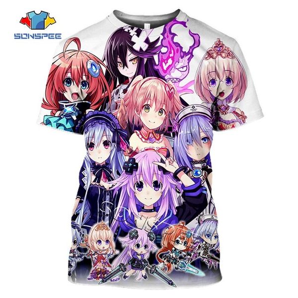 

summer anime loli game re zero rem homme 3d print shirts oversized humor hippie men clothing