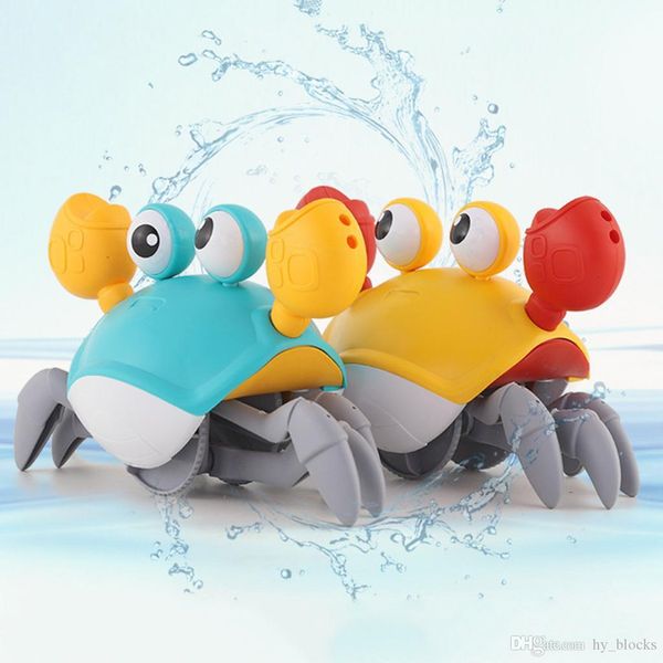 

baby bath toys simulation leash crabs clockwork swimming beach pool toy play water learning walking game for kids early education