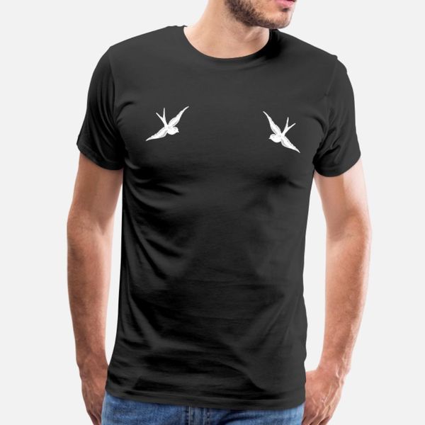 

swallow t shirt men designs 100% cotton s-3xl original interesting building summer style natural shirt