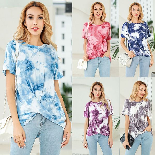 

женщины спорт рубашка tie dye yoga top quick dry gym спортивная printed внутренние рубашки девушки активный wear дышащая куртка большой разм, White;red