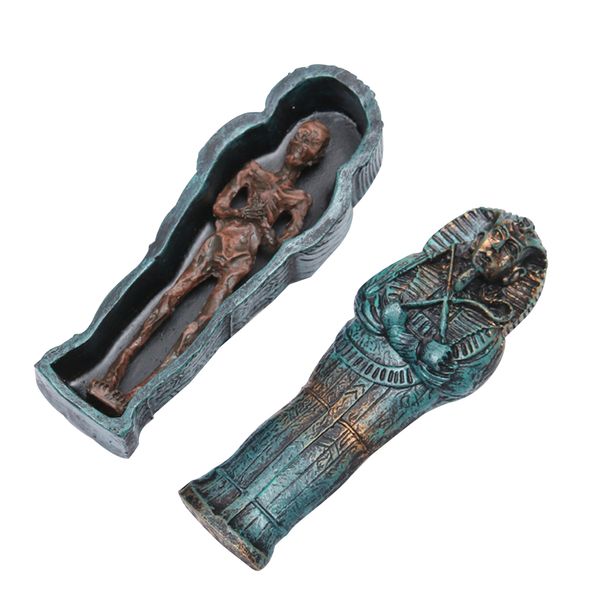 

mummy egypt for reptile ornaments- resin aquarium decoration landscape fish tank
