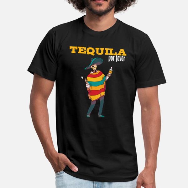 

tequila por favor mexican fiesta cinco de mayo cdm t shirt men printed cotton round neck family loose comical spring autumn outfit shirt