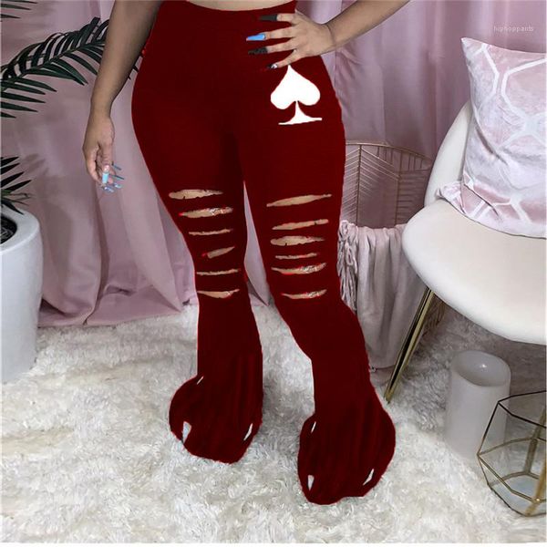 

pants elastic waist casual long slim tassel trousers women high waist regular pants womens designer holes flare, Black;white