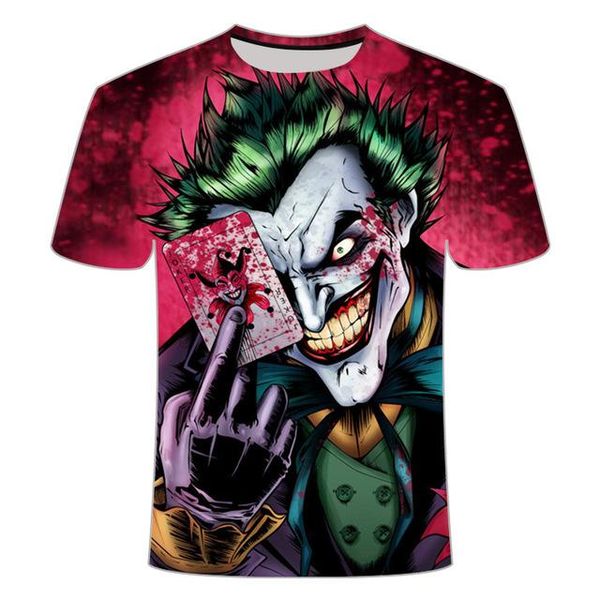 

new white homme cool antihero joker joaquin phoenix 3d print shirts hentai funny graphic men clothing