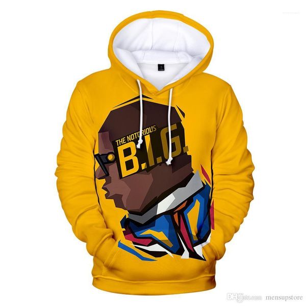 

hooded harajuku фуфайка biggie 3d printed rip рэпер толстовка американский певец руно, Black