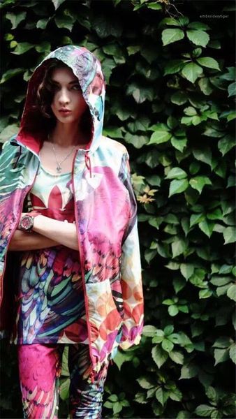 

brand a d hooded panelled sports outerwear long sleeve breathable colorful ladies coats womens designer jacket, Black;brown