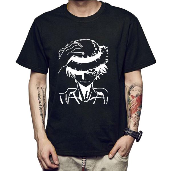 

new anime one piece men tshirt 100% cotton highquality short sleeve shirts hiphop style streetwear funny t shirts boyfriend gift