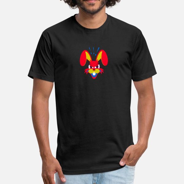 

joker rabbit t shirt men personalized short sleeve o-neck male fit breathable summer letters shirt