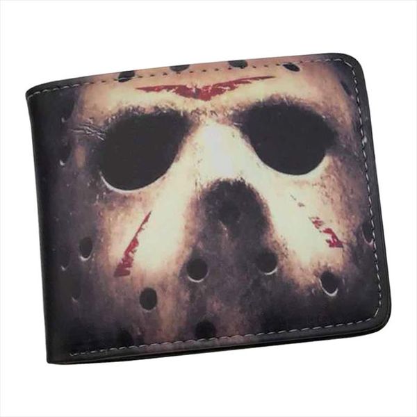 

wallet male stephen king it movie friday 13th chucky nightmare on elm street mens wallets with coin pocket card holder, Red;black