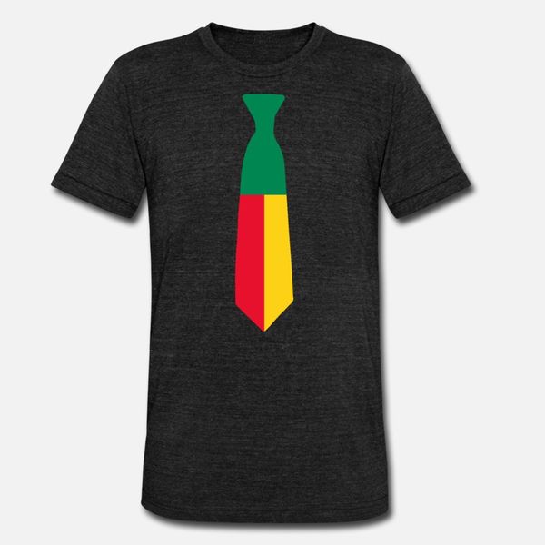 

benin patriotic tie shirt t shirt men create short sleeve round neck trend graphic humor spring cool shirt