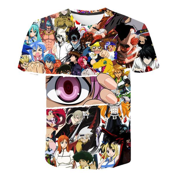 

trend anime new cartoon cute men selling 3d print shirts kawaii anime hippie men clothing