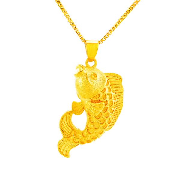 

2020 new 24k gold fish pendant necklaces for women choker clavicle necklace female thin set valentine's day gift for girlfriend, Silver
