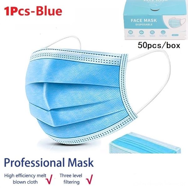 

dhl] face /box ofjdw thickened mask disposable luxury 3 layer non-wove 95% dust mout 3iwsvjki