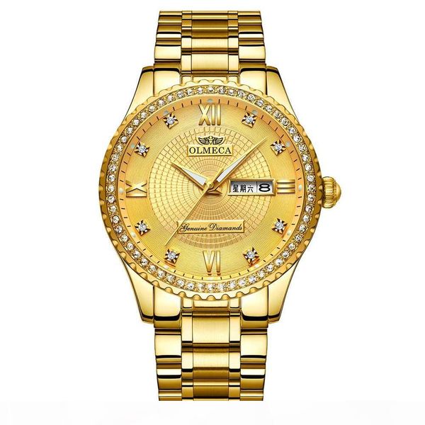 

0867 2019 luxury watch for men automatic movement gold dial mens watch stainless steel mens watches, Slivery;brown