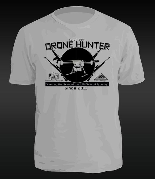 

спорт летом 2019 pop хлопка людей tee drone hunter t-shirt / do не топтать me / prepper shirtfunny футболки