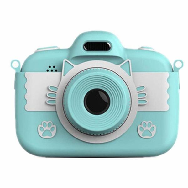 

c7 cute cartoon children camera high definition front and rear dual camera mini portable digital toy with 8g memory card