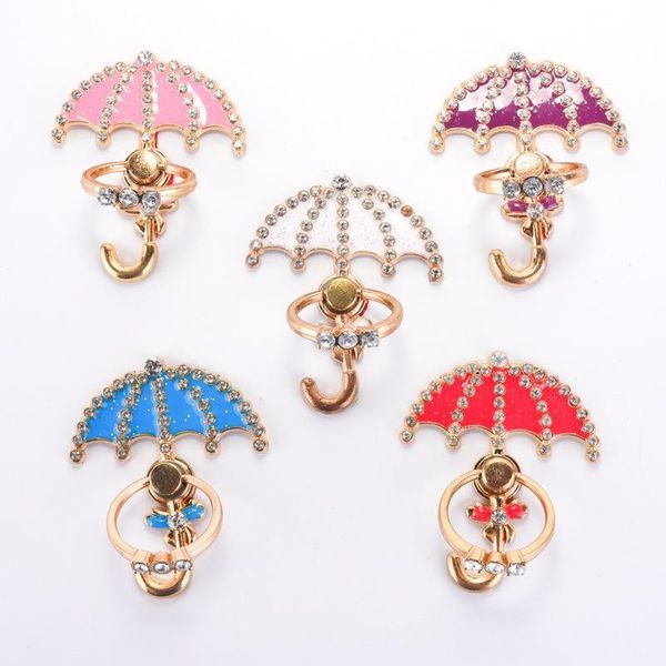 

cgjxs creative umbrella phone ring bracket all metal lazy bracket lazy ring buckle