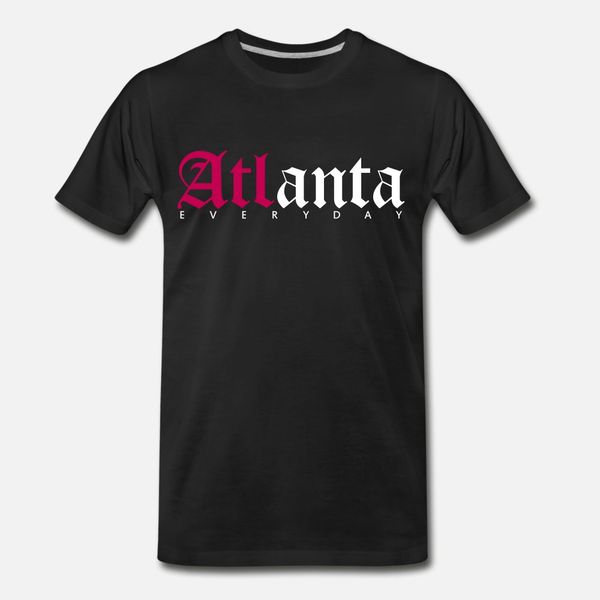 

atlanta t shirt men design cotton crew neck standard crazy casual spring autumn pictures shirt