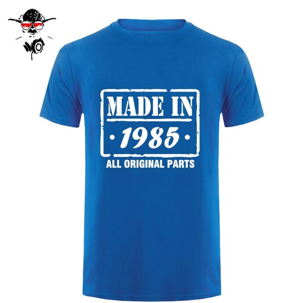 

тридцать третий день рождения тенниска made in 1985 mens смешная тенниска одежды 2018. мужской