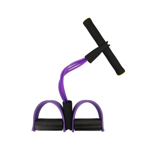 

ankle puller multi-function four-tube foot pedal puller fitness elastic sit up pull rope abdomen tensioner gym equipment