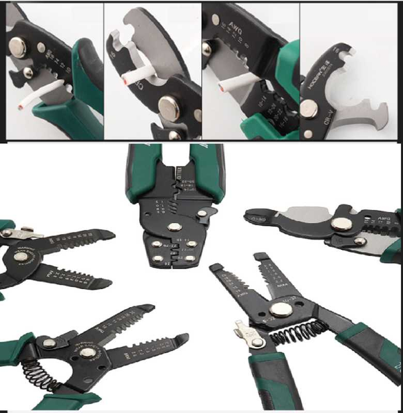 

two in one wire stripper ash remover multi tool repair tool pliers multi function wire and cable stripper crimping pliers