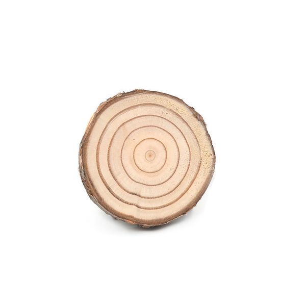 

natural wooden slice cup mat coaster tea coffee mug drinks round holder random