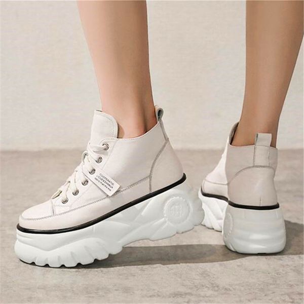 

fashion straps flat shoes black and white high-heeled platform high-heeled shoes spring and autumn ladies casual