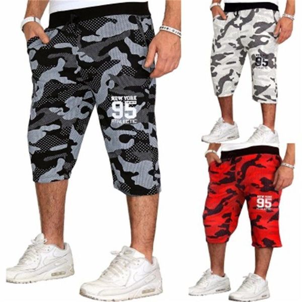 

мужчины повседневный hip hop sweatpants повседневный трек брюки группа брюки плюс размер дизайнера камуфляж беговая спортивные шорты для, White;black