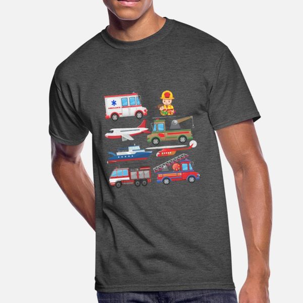 

firetruck firefighter pilot helicopter paramedic t shirt men custom tee shirt o neck clothing loose building spring autumn unique shirt