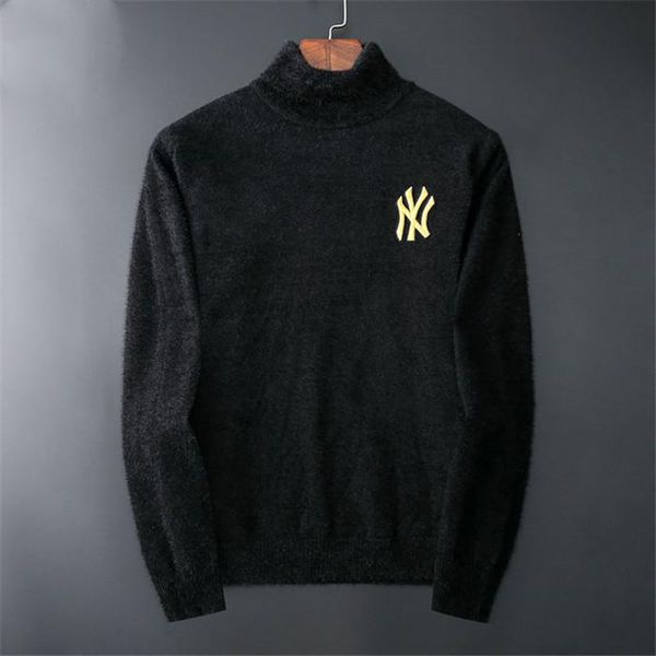 

pullover men sweater coat knitted round neck men sweater comfortable mans slim fit casual long sleeve mens sweatshirt, White;black