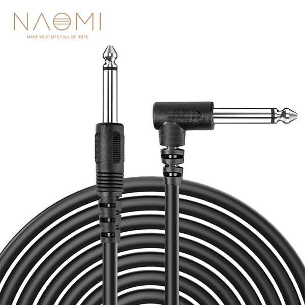 

naomi 6,35 подключение аудио музыка кабель для бас-гитары длина 3м