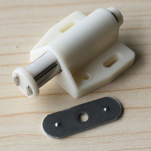 

4pcs open magnetic door drawer cabinet latch catch touch kitchen cupboard with iron sheet