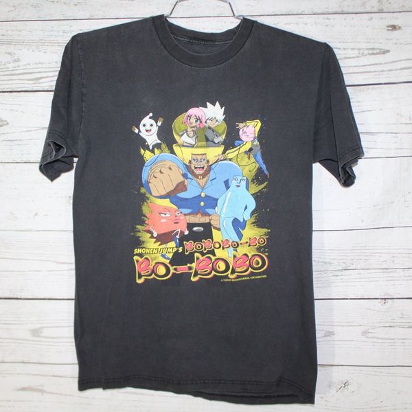 

bobobo bo bo bobo shonen sprnge buch vintage retro groe grafik druck mens womens anime japanimation t shirt