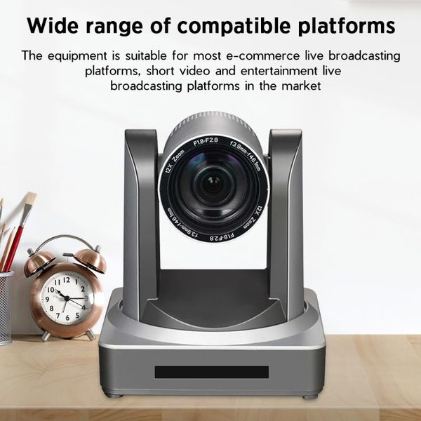 

live streaming broadcast camera 12x optics zoom 1080p wide angle hd camera cmos video meeting usb cameras sdi hdmi audio input