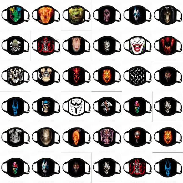 

funny facemasks cubreboca costumes for halloween cosplay designer face masks