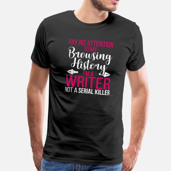 

im a writer gift t shirt men custom cotton o neck graphic basic summer vintage shirt