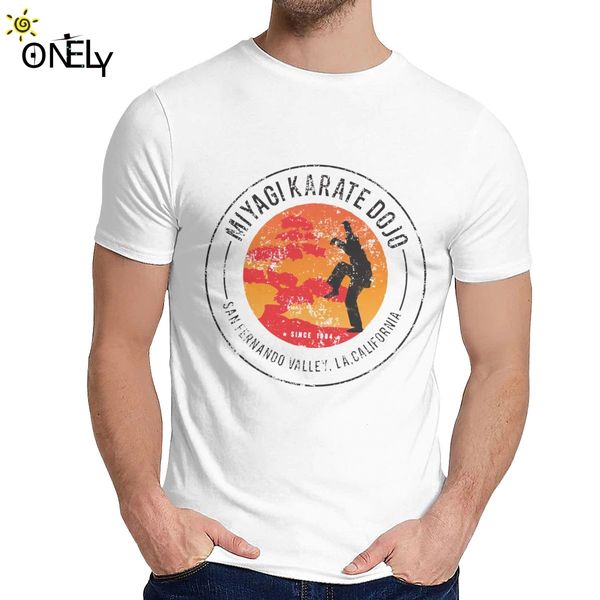 

miyagi dojo t-shirt round neck 2019 man 100% cotton plus size t-shirt
