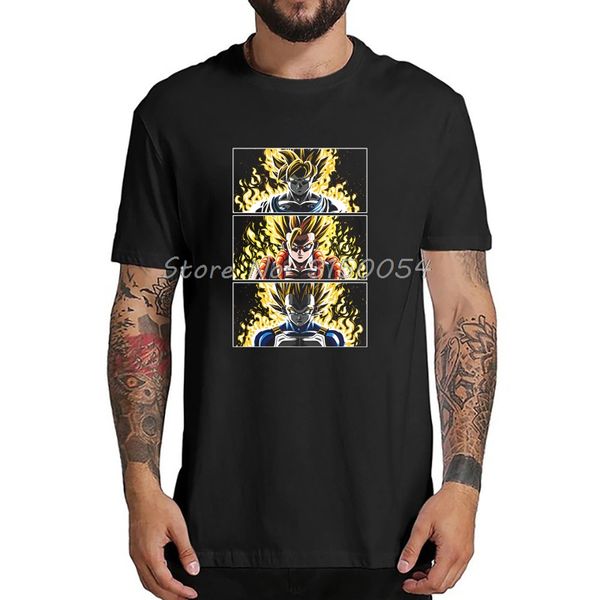 

fusion saiyan goku funny t shirts new fashion gothic hip hop men women tshirt casual harajuku fashion tees anime