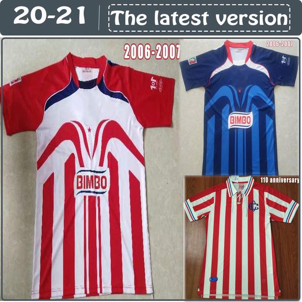 

chivas 2006 2007 retro guadalajara soccer jerseys regal o.peralta i.brizuela a.pulido a.vega 110 anniversary vintage football shirt, Black;yellow