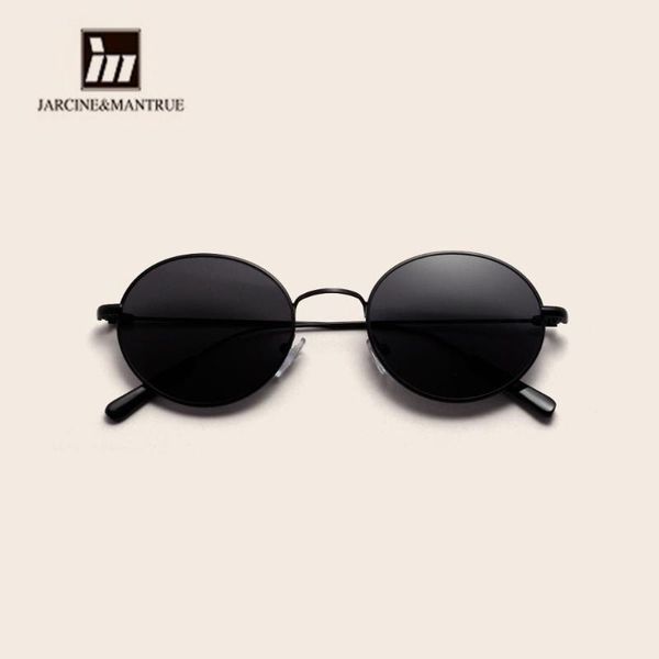

sunglasses round retro ladies glasses metal european and american popular ocean piece men's mirror, White;black